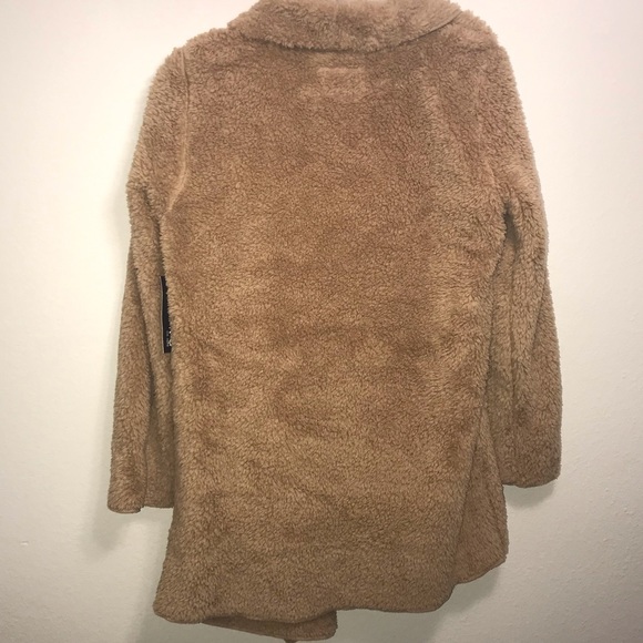 NWT🎈LAST 1! Nordstrom brand Soft Teddy Wrap Coat - Picture 3 of 5